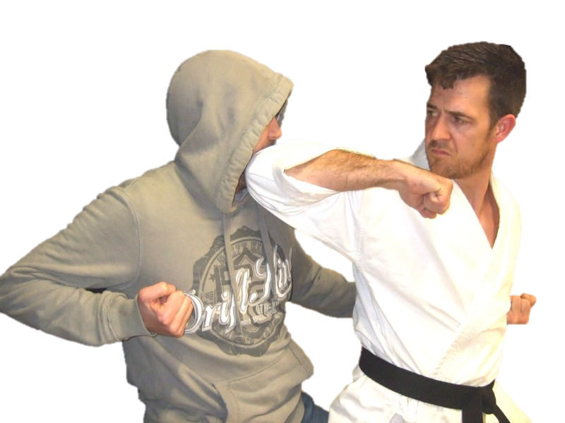 Elbow against a Street Attacker - Wirral Shotokan